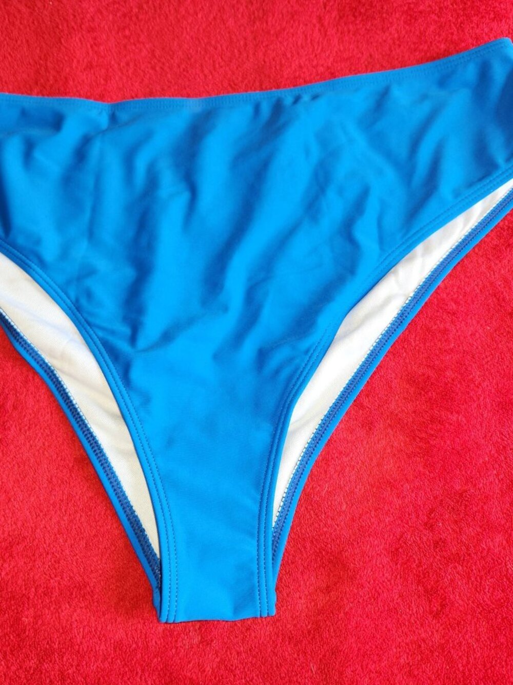 NEW XL Women's Blue Bikini Bottom Bathing Suit Swimwear Beach SEXY Swimming